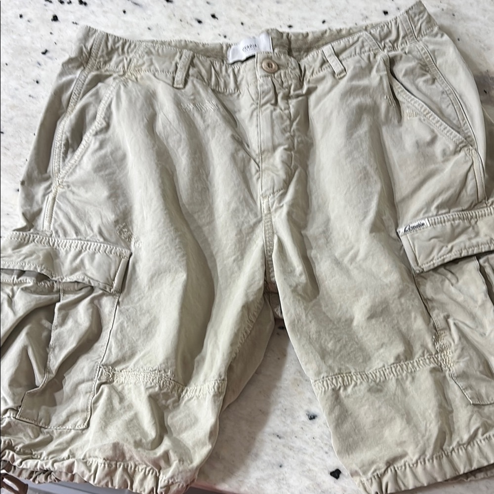 Ovadia Men's Tan Cargo Shorts